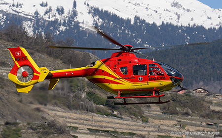 Eurocopter EC135 | HB-ZIR | Air Glaciers | SION (LSGS/SIR) 08.04.2015