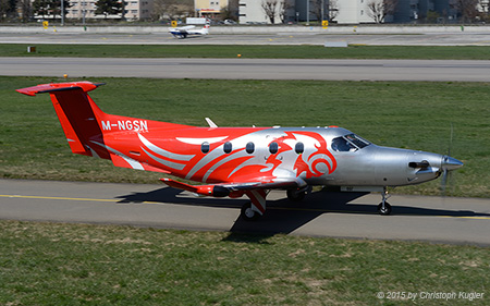 Pilatus PC-12/47 | M-NGSN | private | SION (LSGS/SIR) 08.04.2015