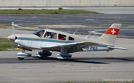 Piper PA-28 Archer II | HB-PKG | private | SION (LSGS/SIR) 08.04.2015