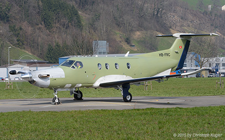 Pilatus PC-12/47E | HB-FRC | Pilatus Flugzeugwerke | BUOCHS (LSZC/BXO) 20.03.2015
