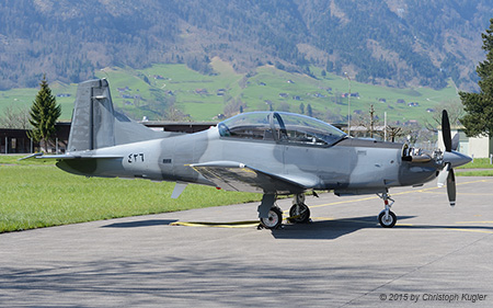 Pilatus PC-9 | 426 | Royal Air Force of Oman | BUOCHS (LSZC/BXO) 13.04.2015