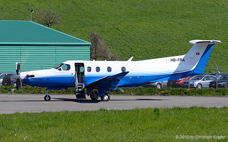 Pilatus PC-12/47E | HB-FRA | Pilatus Flugzeugwerke  |  c/n 1531 | BUOCHS (LSZC/BXO) 13.04.2015