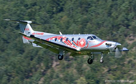 Pilatus PC-12/47E | HB-FWM | Pilatus Flugzeugwerke | BUOCHS (LSZC/BXO) 26.08.2015