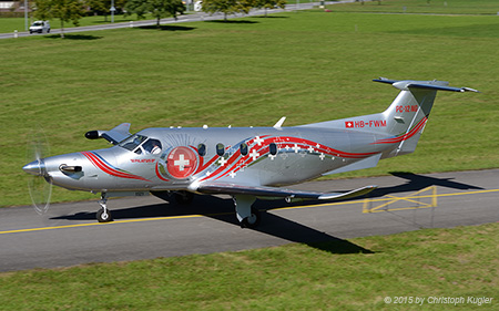 Pilatus PC-12/47E | HB-FWM | Pilatus Flugzeugwerke | BUOCHS (LSZC/BXO) 26.08.2015