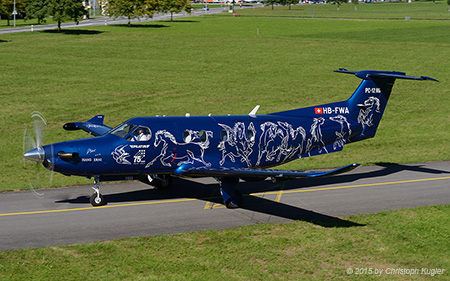 Pilatus PC-12/47E | HB-FWA | Pilatus Flugzeugwerke | BUOCHS (LSZC/BXO) 26.08.2015