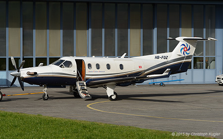 Pilatus PC-12 | HB-FOZ | untitled (Swiss Flight Services) | BUOCHS (LSZC/BXO) 19.11.2015