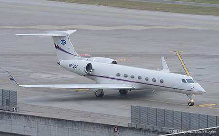 Gulfstream G500 | VP-BCC | untitled | Z&UUML;RICH (LSZH/ZRH) 24.01.2015