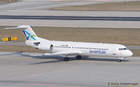 Fokker 100 | D-AOLG | Avanti Air | Z&UUML;RICH (LSZH/ZRH) 14.03.2015