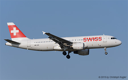 Airbus A320-214 | HB-IJU | Swiss International Air Lines | Z&UUML;RICH (LSZH/ZRH) 19.03.2015