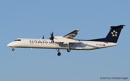 De Havilland Canada DHC-8-402 | OE-LGR | Austrian Airlines  |  Flying for Swiss International Air Lines | Z&UUML;RICH (LSZH/ZRH) 13.04.2015