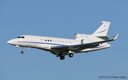Dassault Falcon 7X | HB-JSM | untitled (Jet Aviation BizJets) | Z&UUML;RICH (LSZH/ZRH) 05.06.2015