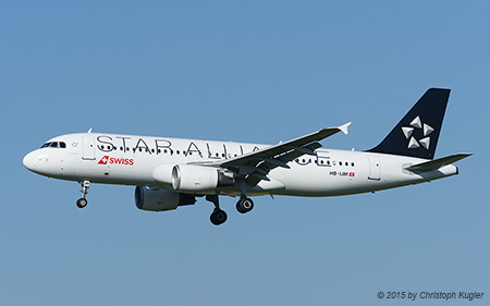 Airbus A320-214 | HB-IJM | Swiss International Air Lines | Z&UUML;RICH (LSZH/ZRH) 05.06.2015