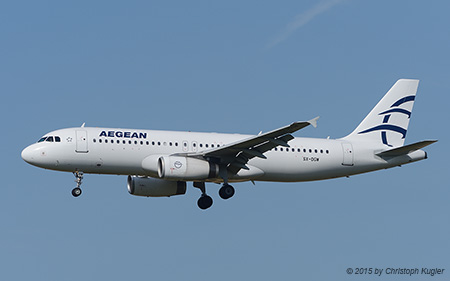 Airbus A320-232 | SX-DGW | Aegean Airlines | Z&UUML;RICH (LSZH/ZRH) 12.07.2015