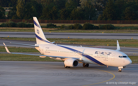 Boeing 737-958ER | 4X-EHC | El Al Israel Airlines | Z&UUML;RICH (LSZH/ZRH) 15.07.2015
