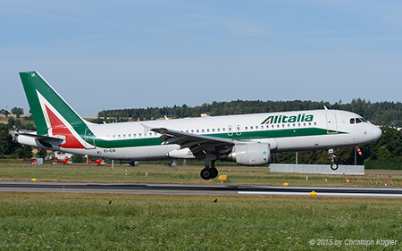 Airbus A320-216 | EI-EIA | Alitalia | Z&UUML;RICH (LSZH/ZRH) 26.07.2015