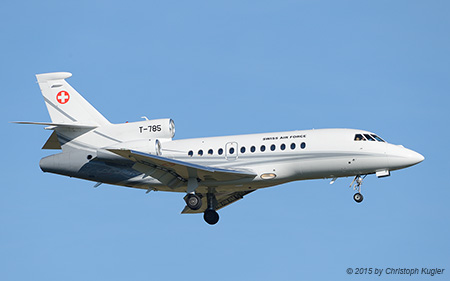 Dassault Falcon 900EX | T-785 | Swiss Air Force | Z&UUML;RICH (LSZH/ZRH) 08.11.2015
