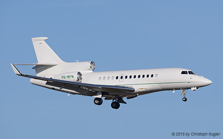 Dassault Falcon 7X | VQ-BFN | private | Z&UUML;RICH (LSZH/ZRH) 27.12.2015
