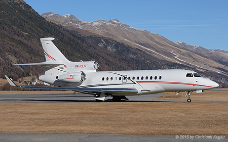 Dassault Falcon 7X | VP-CLS | untitled | SAMEDAN (LSZS/SMV) 26.12.2015