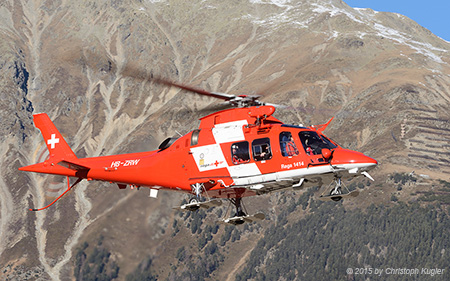 AgustaWestland AW109SP Grand | HB-ZRW | Swiss Air Ambulance | SAMEDAN (LSZS/SMV) 26.12.2015