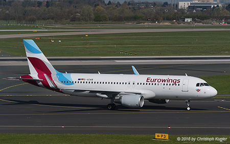 Airbus A320-214 | D-AEWB | Eurowings | D&UUML;SSELDORF (EDDL/DUS) 09.04.2016
