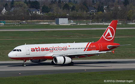 Airbus A320-232 | TC-ATK | AtlasGlobal | D&UUML;SSELDORF (EDDL/DUS) 09.04.2016