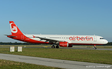Airbus A321-211 | D-ALSC | Air Berlin | M&UUML;NCHEN FRANZ-JOSEF-STRAUSS (EDDM/MUC) 27.08.2016