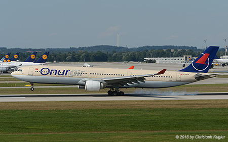 Airbus A330-322 | TC-OCA | Onur Air | M&UUML;NCHEN FRANZ-JOSEF-STRAUSS (EDDM/MUC) 28.08.2016