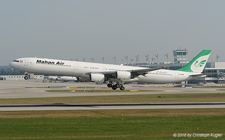 Airbus A340-642 | EP-MMF | Mahan Air | M&UUML;NCHEN FRANZ-JOSEF-STRAUSS (EDDM/MUC) 28.08.2016