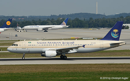 Airbus A320-214 | HZ-ASG | Saudi Arabian Airlines | M&UUML;NCHEN FRANZ-JOSEF-STRAUSS (EDDM/MUC) 28.08.2016