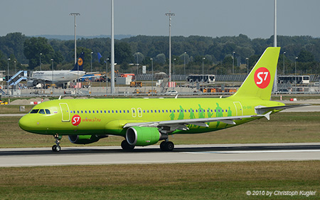 Airbus A320-214 | VQ-BRG | S7 Airlines | M&UUML;NCHEN FRANZ-JOSEF-STRAUSS (EDDM/MUC) 28.08.2016