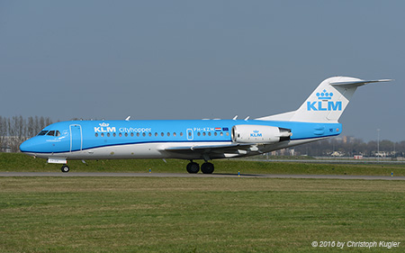 Fokker 70 | PH-KZM | KLM Cityhopper | AMSTERDAM-SCHIPHOL (EHAM/AMS) 10.04.2016