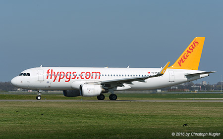 Airbus A320-214 | TC-DCB | Pegasus Airlines | AMSTERDAM-SCHIPHOL (EHAM/AMS) 10.04.2016