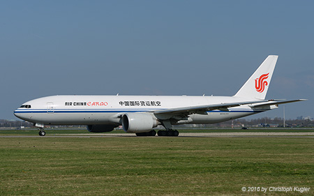 Boeing 777-FFT | B-2095 | Air China Cargo | AMSTERDAM-SCHIPHOL (EHAM/AMS) 10.04.2016
