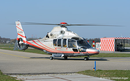 Eurocopter EC155 B1 Dauphin | PH-EQU | Heli Holland Offshore | DEN HELDER / DE KOOY (EHKD/DHR) 11.04.2016