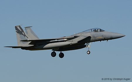 McDonnell Douglas F-15C Eagle | 80-0018 | US Air Force | LEEUWARDEN (EHLW/LWR) 11.04.2016