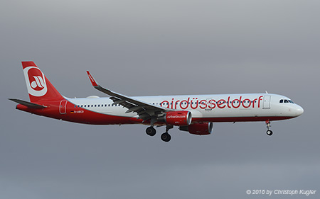 Airbus A321-211 | D-ABCO | Air Berlin  |  with Air Düsseldorf titles | PALMA DE MALLORCA (LEPA/PMI) 14.07.2016