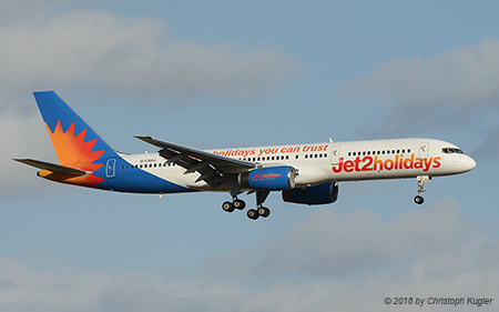 Boeing 757-236 | G-LSAJ | Jet2 | PALMA DE MALLORCA (LEPA/PMI) 15.07.2016
