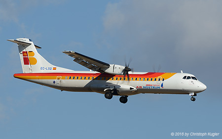 ATR 72-212A (600) | EC-LSQ | Air Nostrum (Iberia Regional) | PALMA DE MALLORCA (LEPA/PMI) 17.07.2016