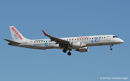 Embraer ERJ-195LR | EC-KXD | Air Europa  |  with Cornua smart city sticker | PALMA DE MALLORCA (LEPA/PMI) 18.07.2016