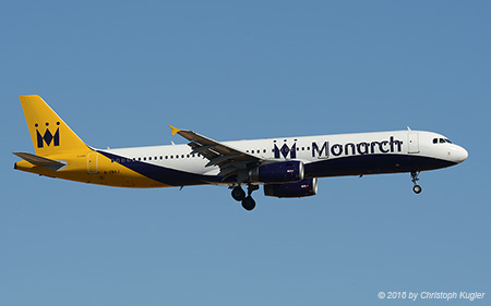 Airbus A321-231 | G-ZBAJ | Monarch Airlines | PALMA DE MALLORCA (LEPA/PMI) 18.07.2016