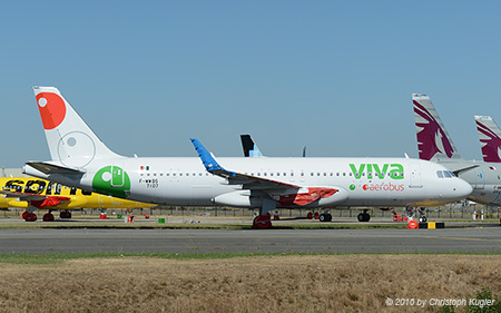 Airbus A320-271n | F-WWBS | Airbus (Viva Aerobus)  |  awaiting the delivery of the engines | TOULOUSE - BLAGNAC (LFBO/TLS) 07.09.2016