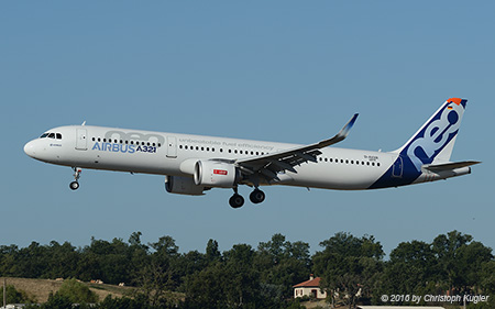 Airbus A321-251n | D-AVXB | Airbus  |  2nd prototype | TOULOUSE - BLAGNAC (LFBO/TLS) 07.09.2016