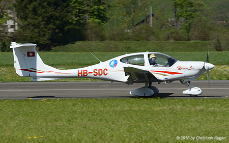 Diamond DA40 Diamond Star | HB-SDC | private  |  with FlSt 19 sticker | ALPNACH (LSMA/---) 30.04.2016
