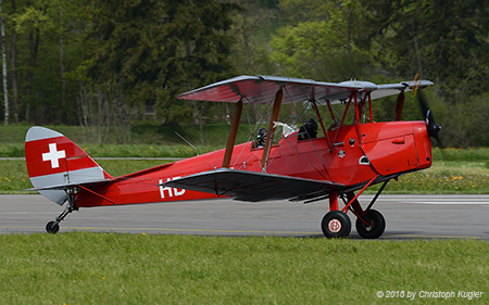 De Havilland DH.82A Tiger Moth | HB-UPM | private | ALPNACH (LSMA/---) 30.04.2016