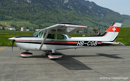 Reims/Cessna F172P | HB-CGB | private | ALPNACH (LSMA/---) 30.04.2016