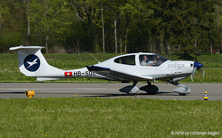 Diamond DA40 D Diamond Star | HB-SDL | private (Motorfluggruppe Zürich) | ALPNACH (LSMA/---) 30.04.2016