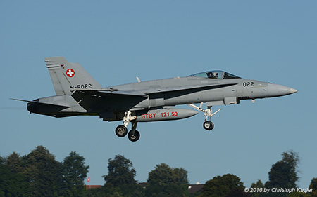McDonnell Douglas F/A-18C Hornet | J-5022 | Swiss Air Force | EMMEN (LSME/---) 23.08.2016