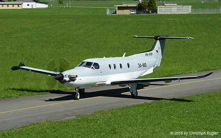 Pilatus PC-12/47E | HB-FSR | untitled  |  with sharkmouth | BUOCHS (LSZC/BXO) 23.08.2016