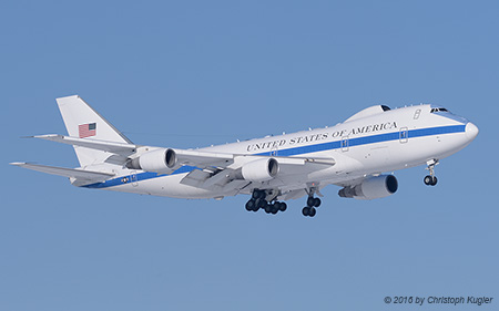 Boeing E-4B | 75-0125 | US Air Force | Z&UUML;RICH (LSZH/ZRH) 21.01.2016