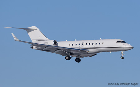 Bombardier BD.700 Global 5000 | C-GPPI | untitled (Skyservice Business Aviation) | Z&UUML;RICH (LSZH/ZRH) 21.01.2016